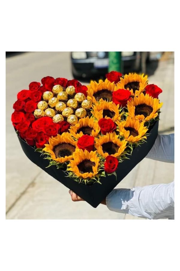 Corazón Girasol Rocher