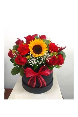 Caja Rosa Girasol