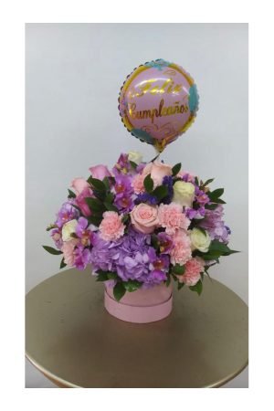 Rosas y Hortensias