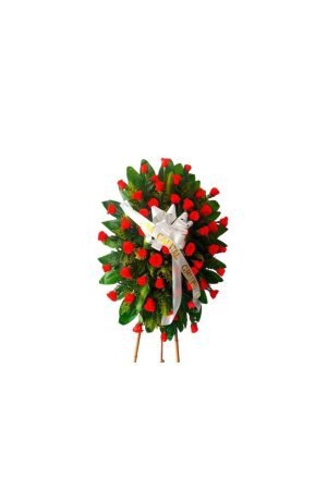 Arreglo Fúnebre Rosas Rojas