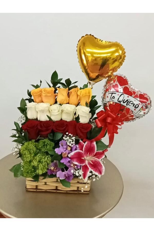 Arreglo Rosas Tres Estaciones