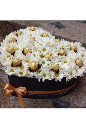 Caja Corazón Nieve Ferrero