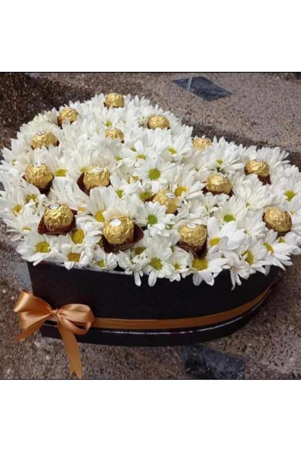 Caja Corazón Nieve Ferrero
