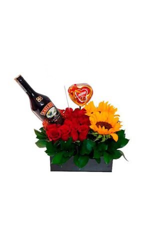 Caja Rosas Baileys