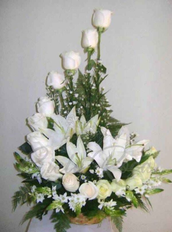 Arco de Rosas Blancas